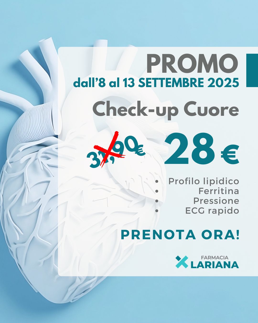 SETTEMBRE 2025 SETTIMANA CARDIO farmacia Lariana